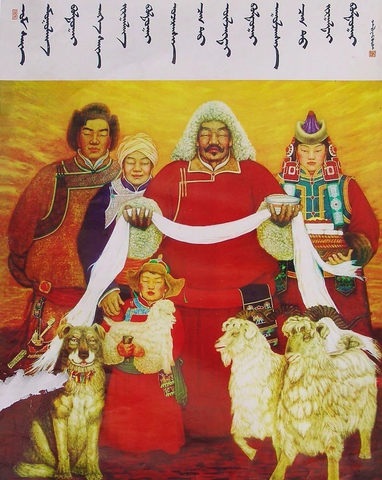 蒙古族过年拜年动作,蒙古族过年给父母拜年