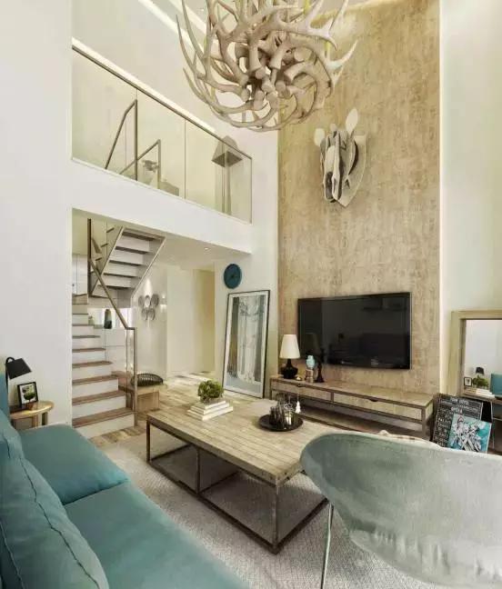 高大上的跃层装修效果图大全,300平跃层不吊顶怎么设计高大上