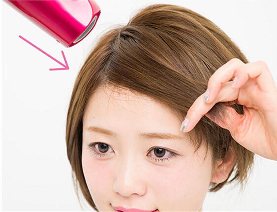 拯救扁平塌发型,拯救扁头的扎头发方法