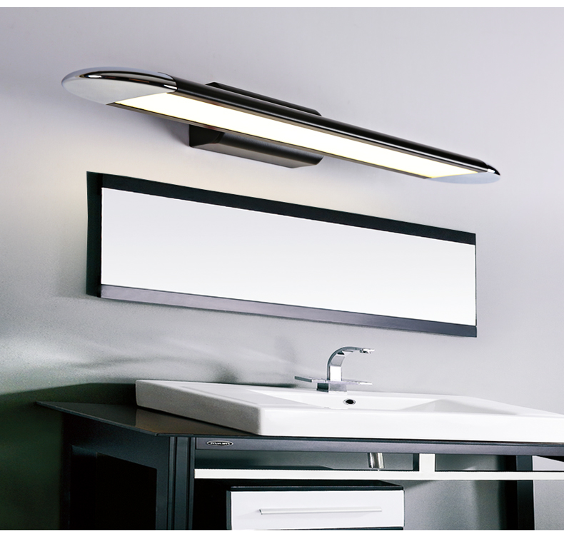 智能led灯防雾半圆浴室镜,新中式镜前灯卫生间led化妆灯