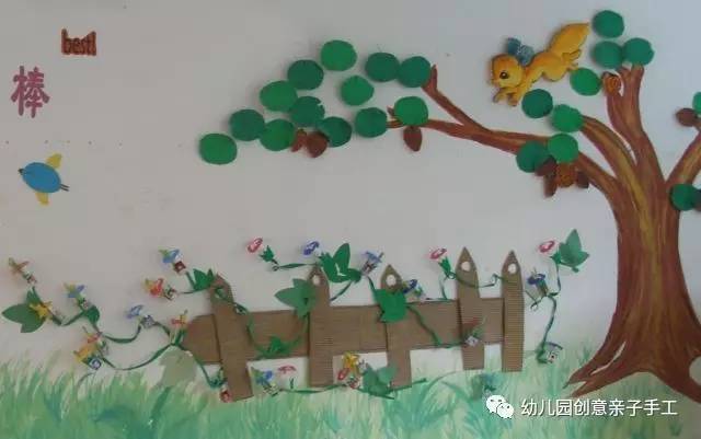 小学生红花评比栏设计,幼儿园小班环境区角布置手工制作