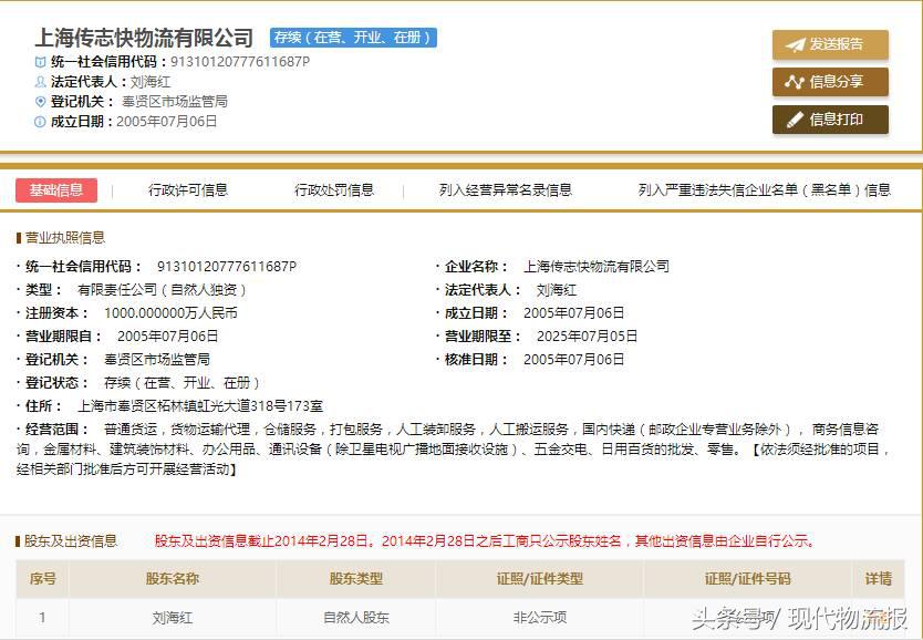 加盟传志快物流一年,被爆站点至今仍无法运营