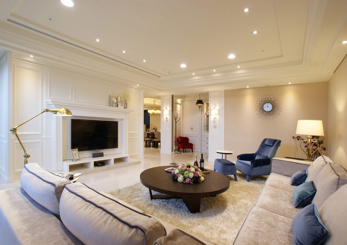 153平方简欧风格设计效果图,18种装修风格效果图