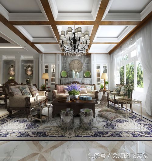 沈阳中海和平之门142㎡美式风格装修图居住舒适采光好