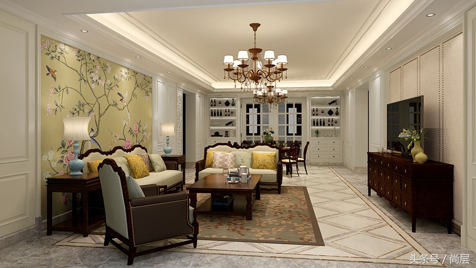 中式极简风禅意样板房,尼德兰官邸大平层