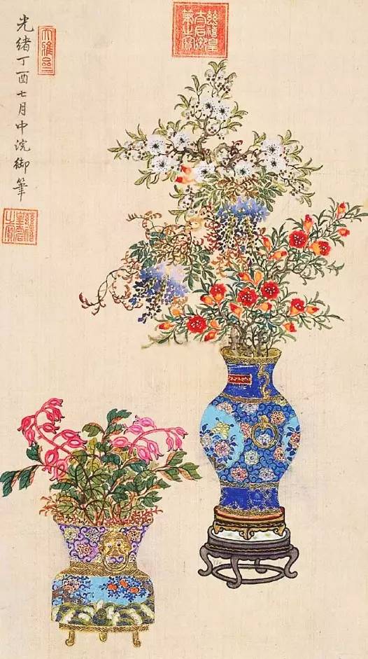 慈禧太后传世书画作品赏析，或为代笔！