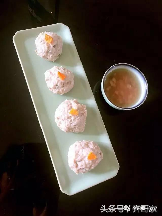 专门给宝宝的辅食狮子头,宝宝辅食狮子头加鸡蛋