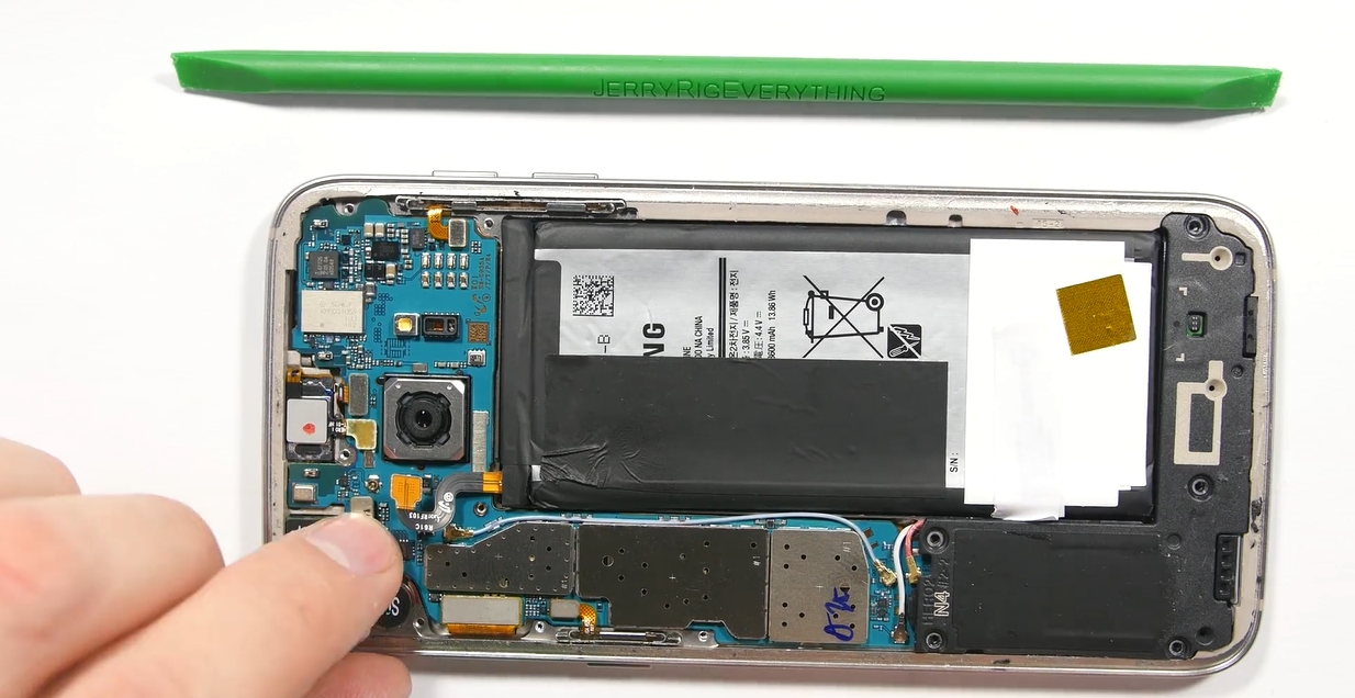 三星s7edge拆机修电源键,三星s7edge拆机视频