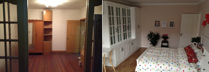 70平方三室一厅宜家风格,宜家家居55平米房间改造