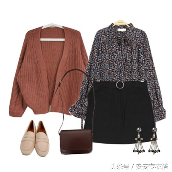 时尚韩版衣服搭配图片2015款,韩国最新春装搭配清新