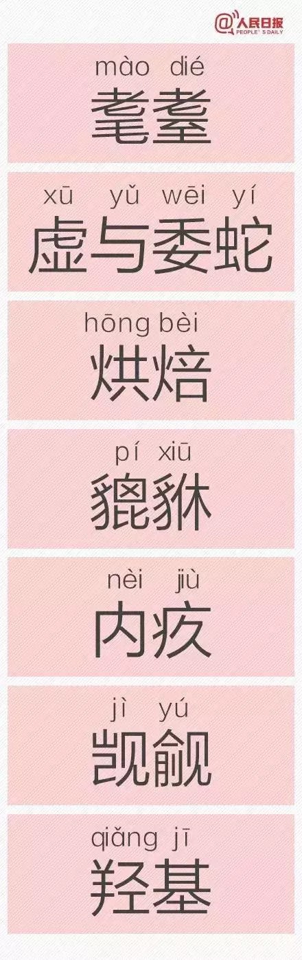 看到这些汉字，我怀疑我可能学了假汉语~