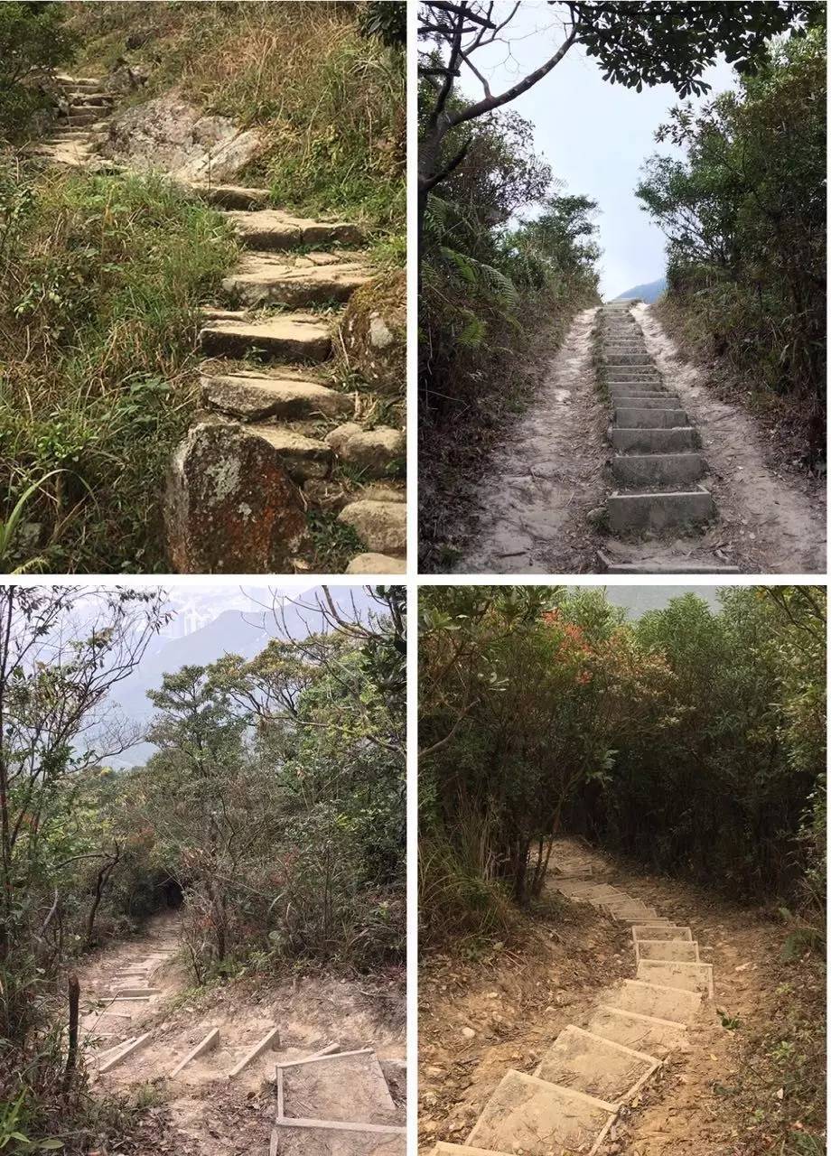 云雾中的香港大东山,香港大东山全景