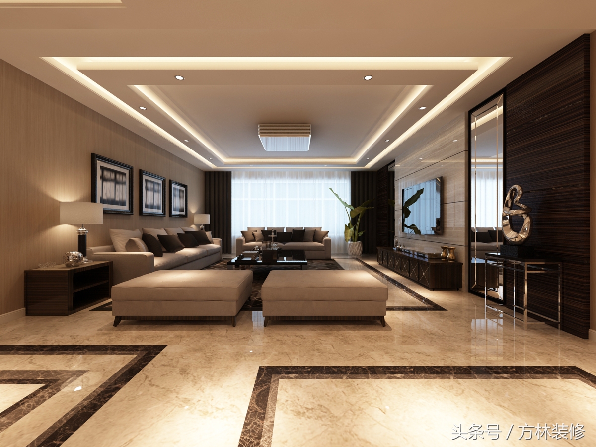 沈阳方林装修全包96平,沈阳方林装饰现代简约