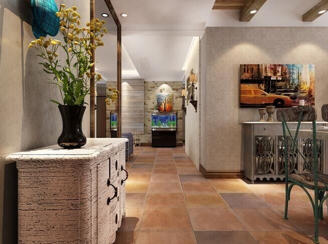 淄博绿城140平米,淄博绿城别墅院子装修