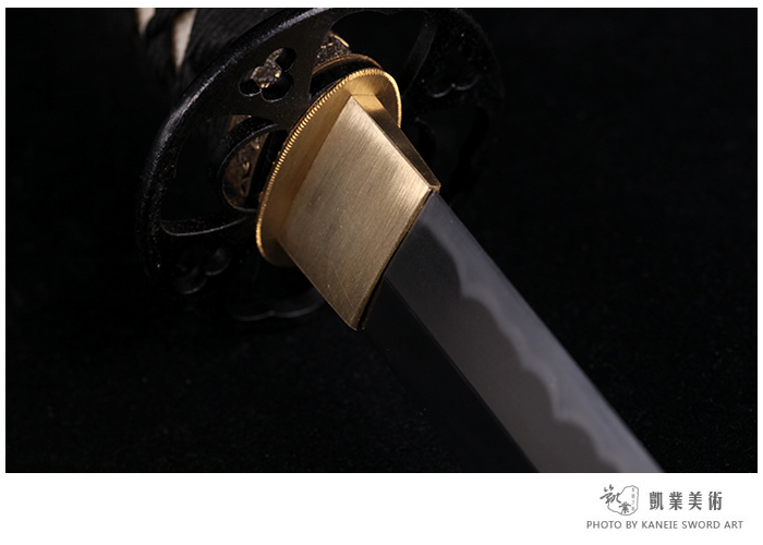日本刀鉴赏松柏梧桐侟美浓系打刀古法研磨
