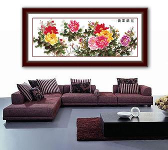 客厅牡丹图花开富贵什么尺寸好,花开富贵牡丹图大尺寸挂客厅行吗