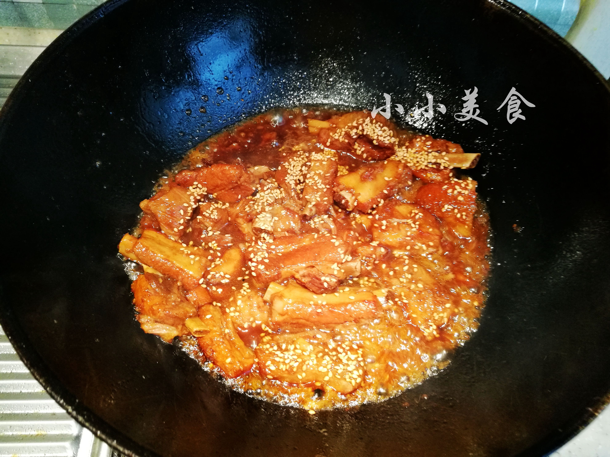 糖醋排骨凉菜,糖醋排骨软糯脱骨不柴不塞牙