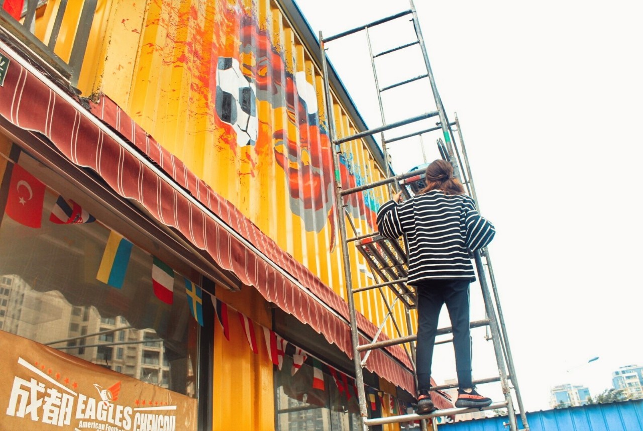 成都资深壁画艺术家——淼淼