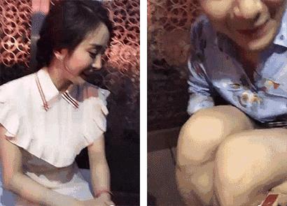 杨幂在泳池边吃苹果,在游泳馆里偶遇杨幂