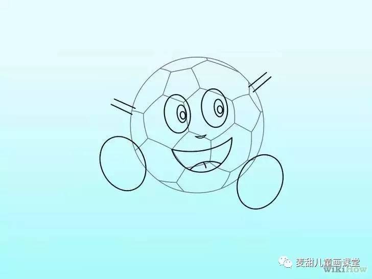 关于足球的画法,足球的画法和技巧