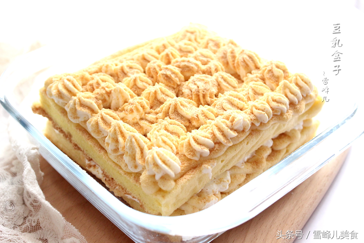 网红豆乳盒子新做法,网红豆乳盒子蛋糕卡点视频