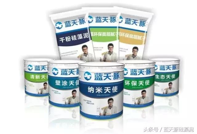 蓝天豚硅藻泥背景墙,蓝天豚硅藻泥跟多乐士比哪个更好