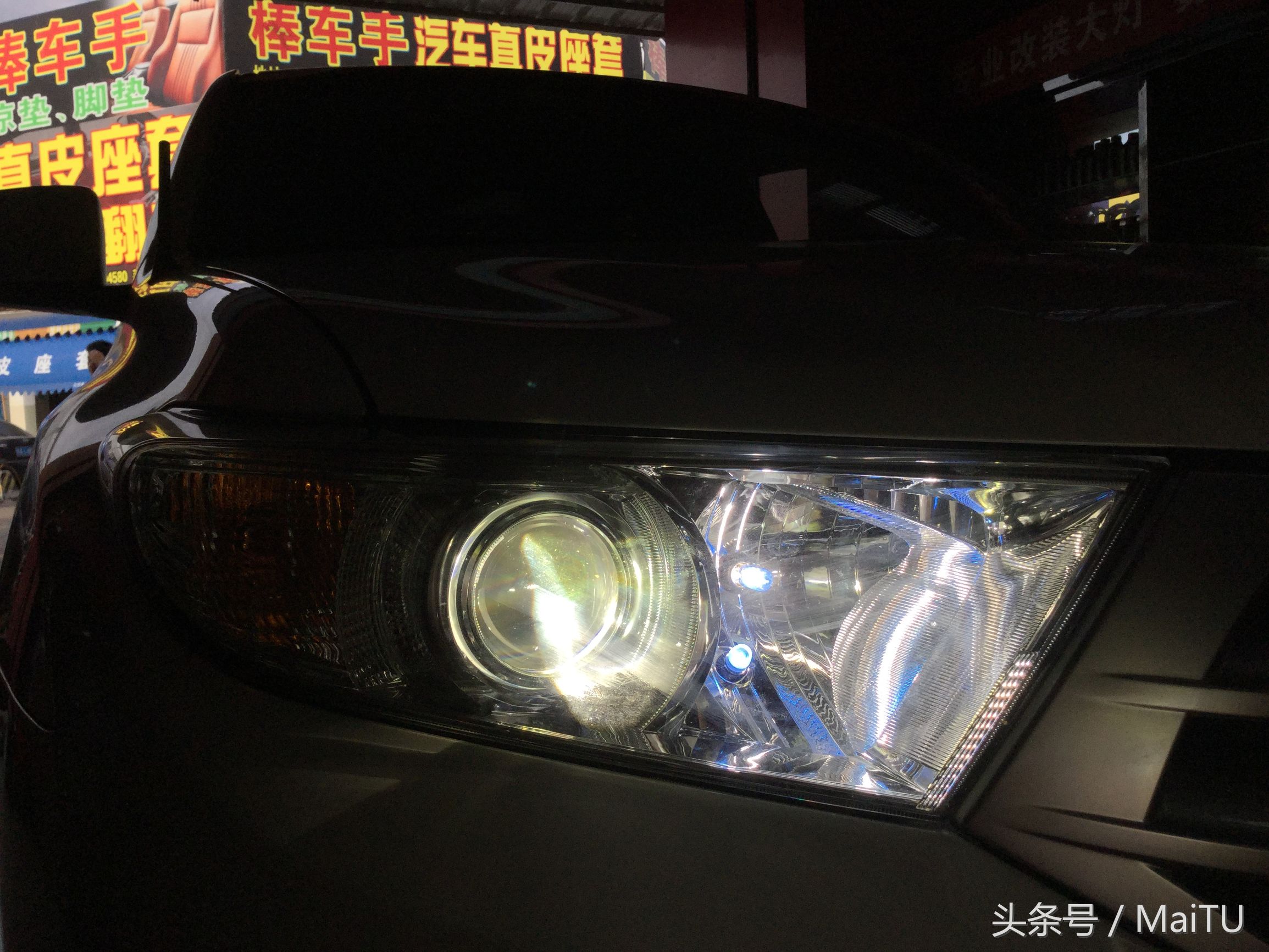 丰田汉兰达车灯光使用图解,汉兰达原车灯光效果