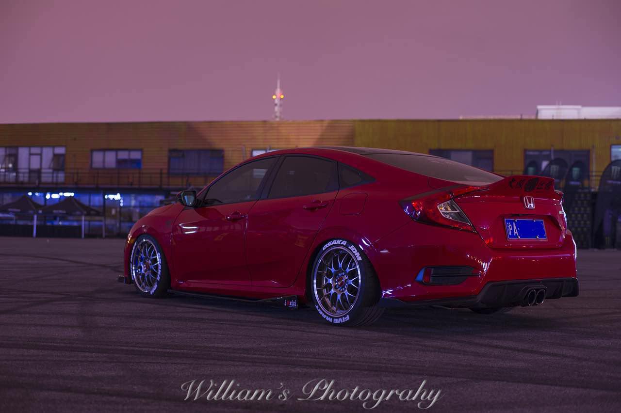 改装最好看的白色10代思域,改的最好看的十代思域