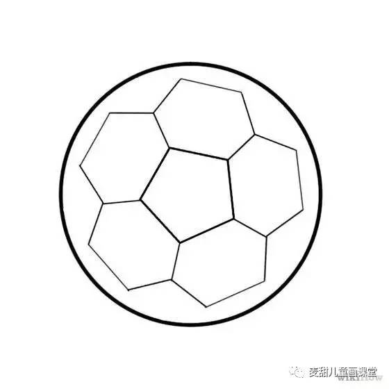 关于足球的画法,足球的画法和技巧