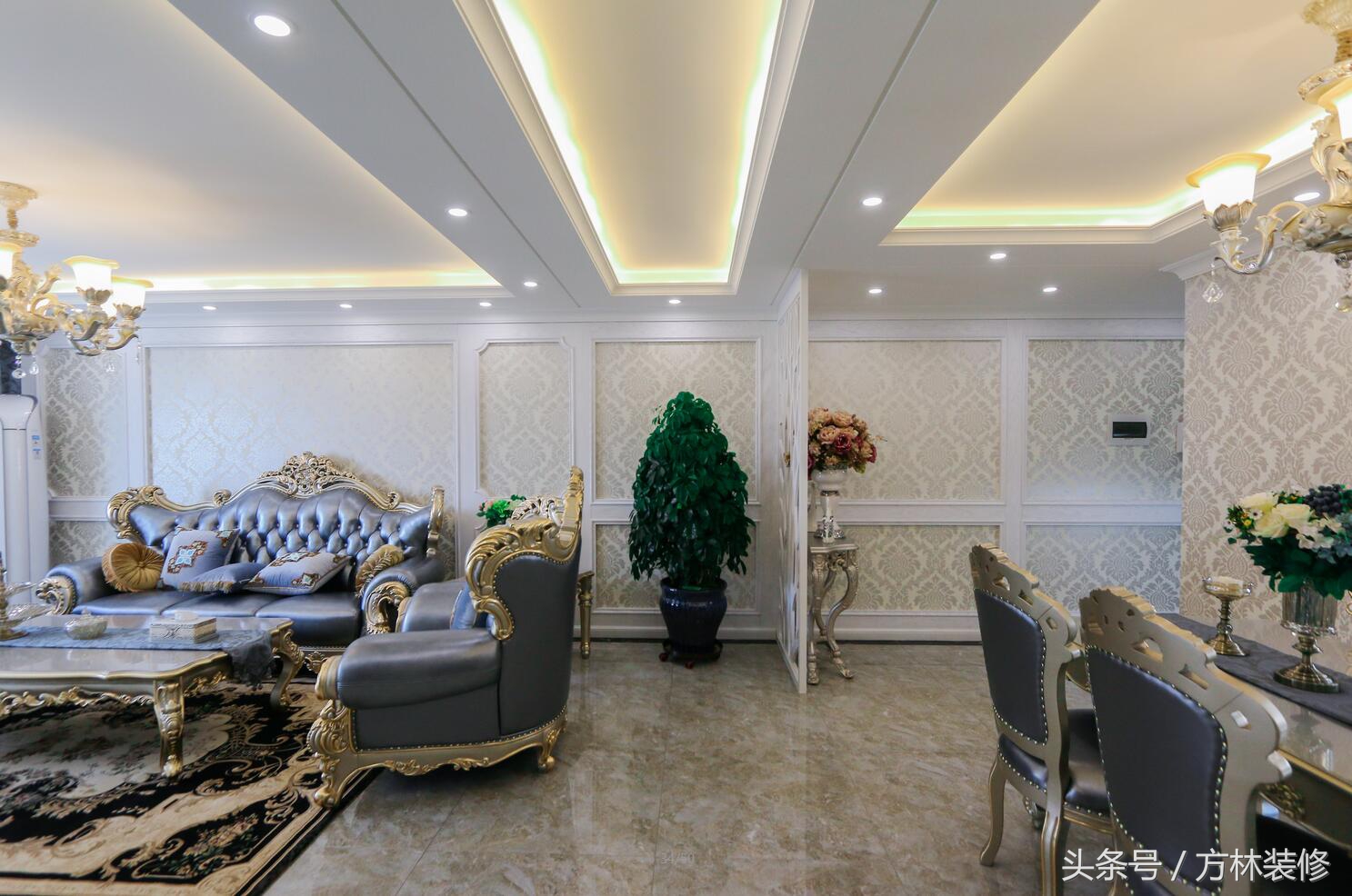 沈阳方林装修样板间效果图,沈阳方林装修改造