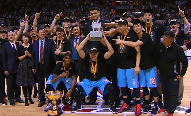 新疆广东宏远夺冠,新疆2016-2017总冠军cba