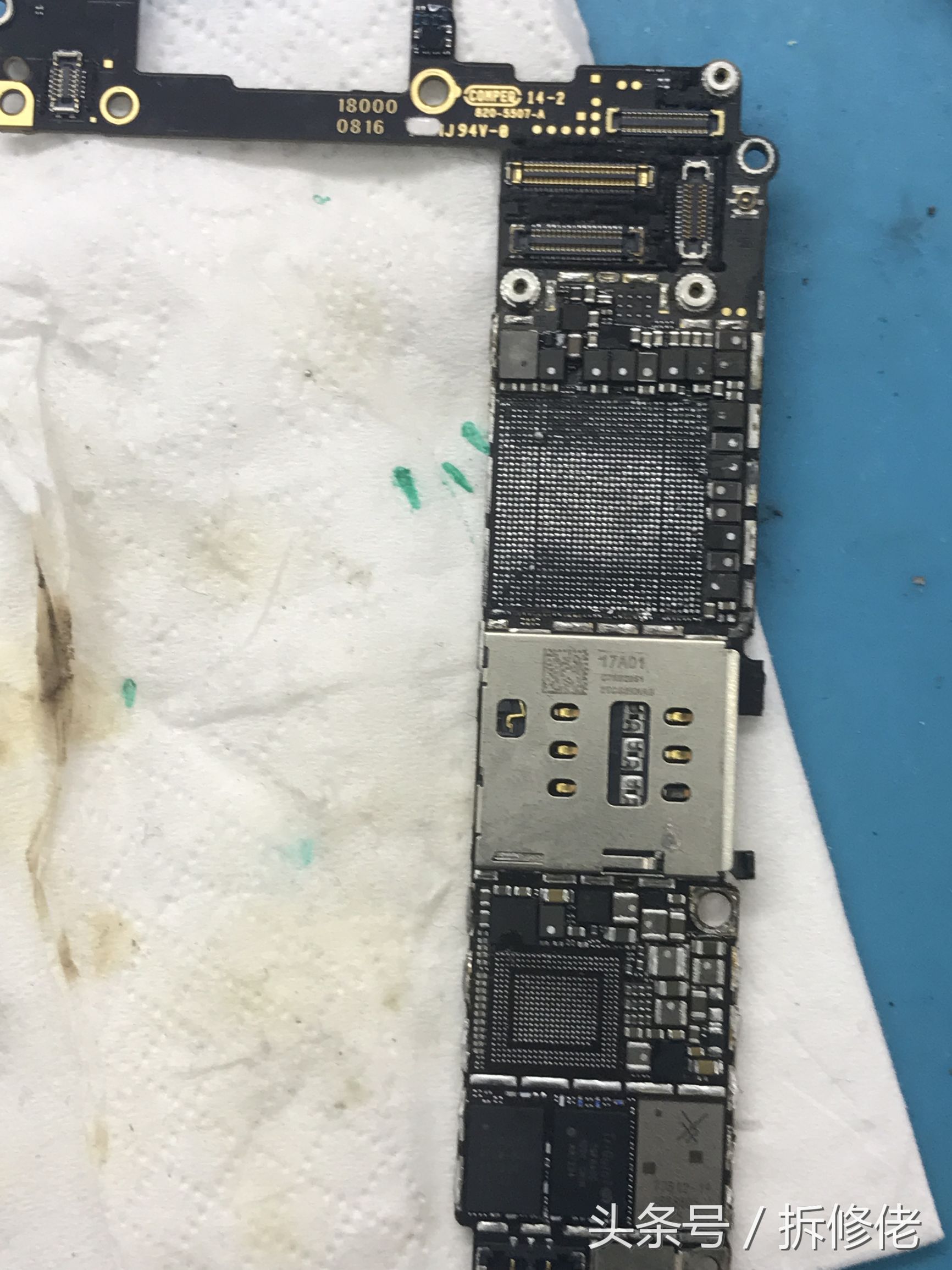 苹果主板变形可以维修吗,苹果6sp主板坏了怎么修