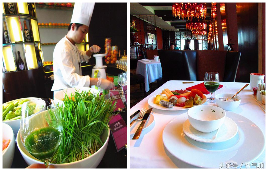 高档餐厅的早餐,79楼云端餐厅