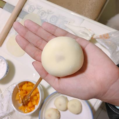 雪媚娘白胖子,免烤箱软糯香甜的焦糖雪媚娘