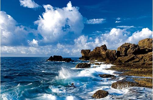垦丁美丽的景点,台湾垦丁环岛路风景