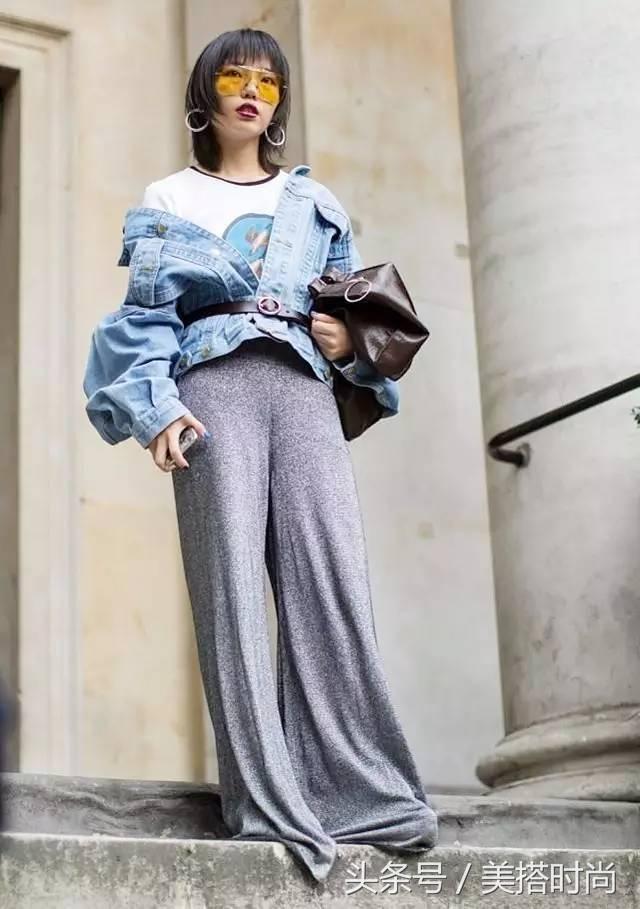 沈梦辰中发卷发造型,沈梦晨同款条纹防晒衣