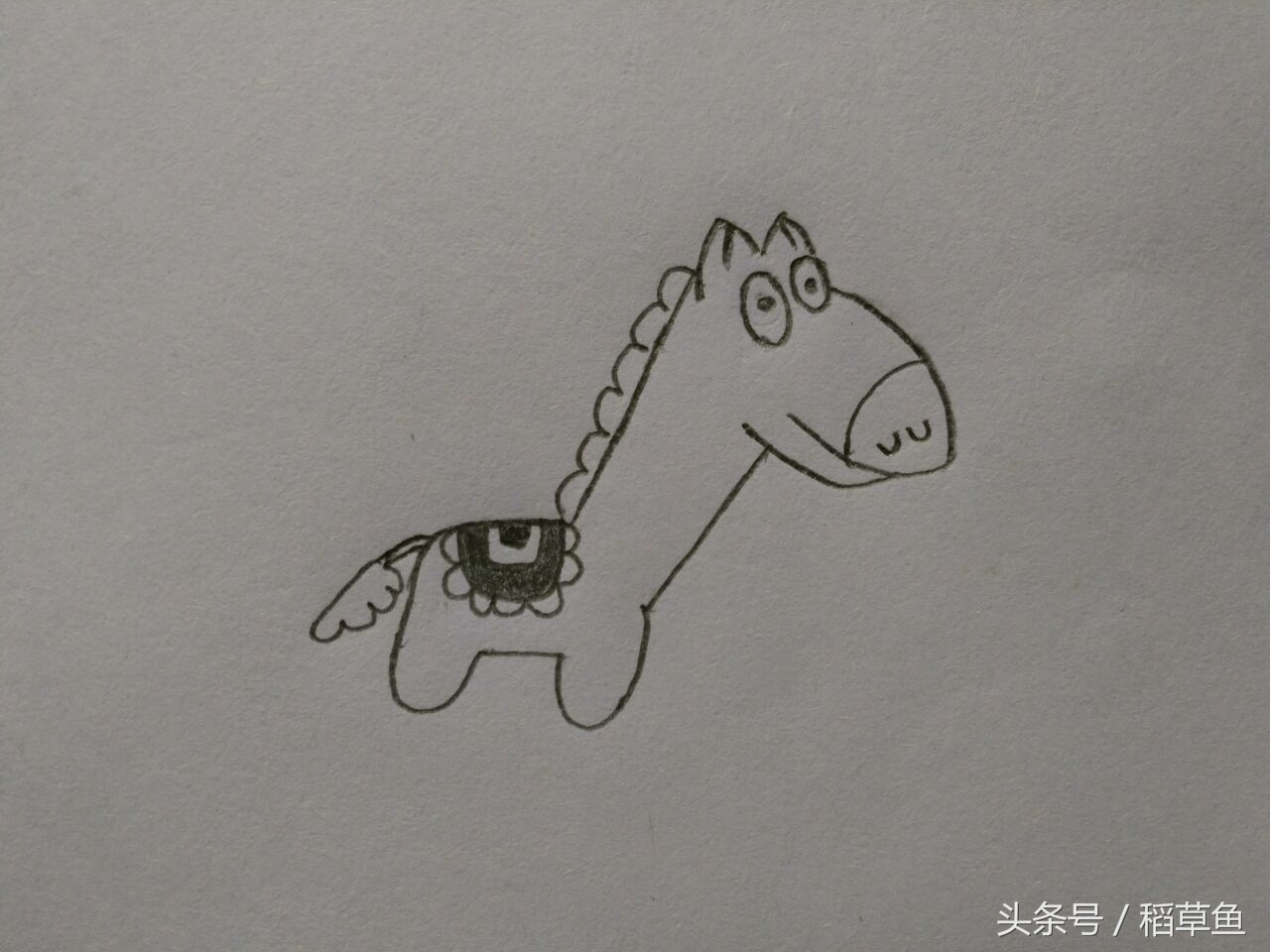 12生肖完整图片马的简笔画,12生肖中的狗简笔画怎么画