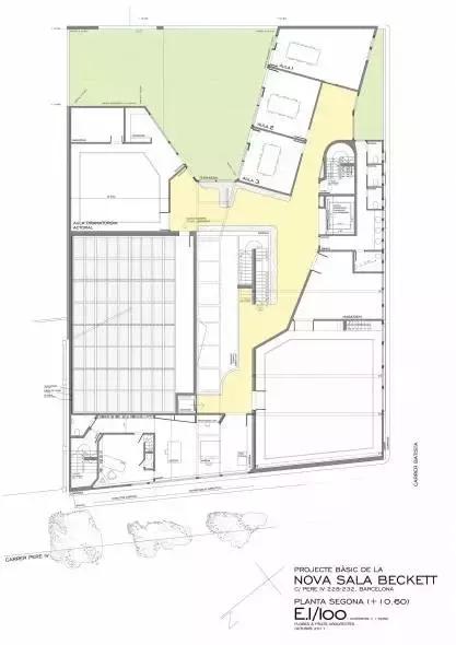 室内案例|耗时6年完成巴塞罗那SalaBeckett话剧院