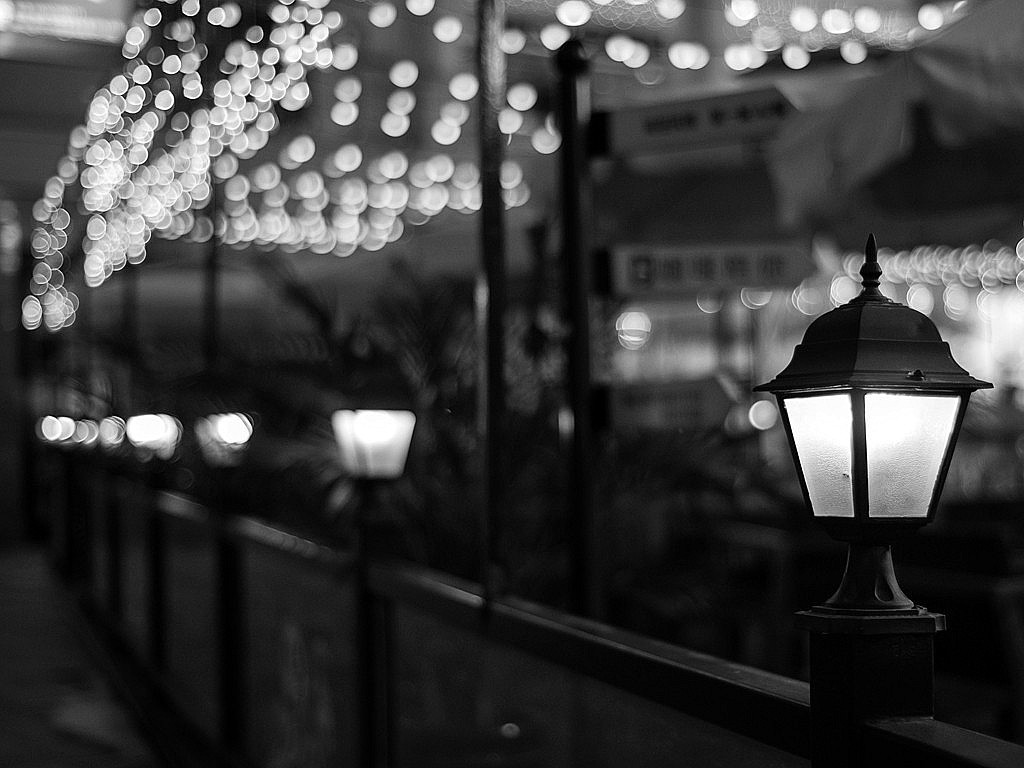 尼康85f1.8d夜景人像作品,尼康d5100501.8拍风景