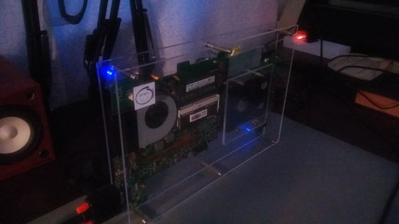 diy木制笔记本电脑机箱,旧办公电脑机箱diy