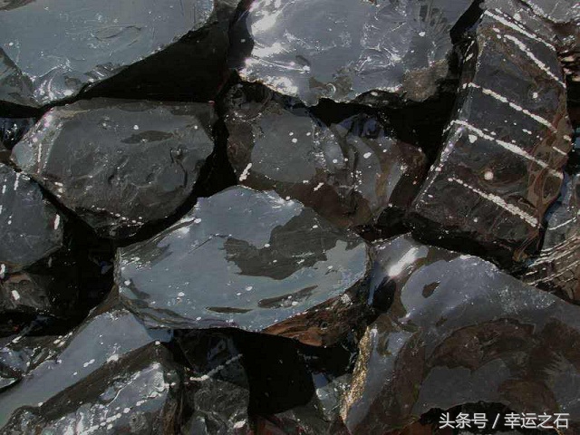 招财黑曜石原石,招财辟邪的饰品