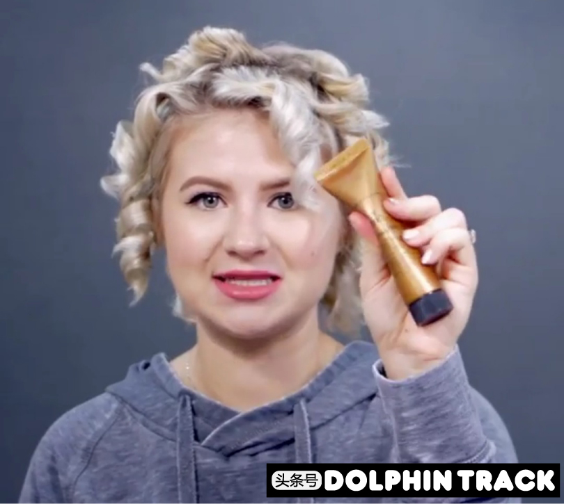 法式珍珠发带短发编发教程,适合中短发的编发ins