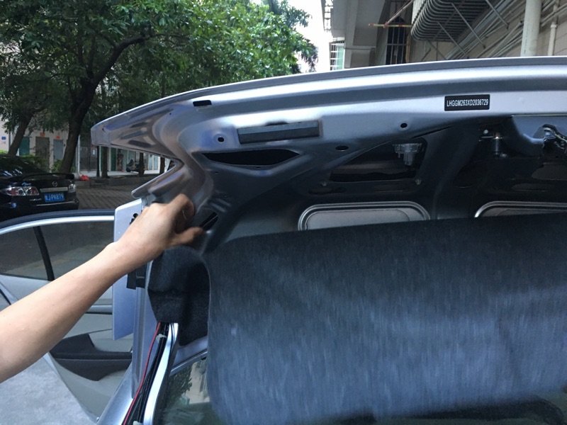 本田锋范后视镜装摄像头过程,本田锋范原装行车记录仪怎么用