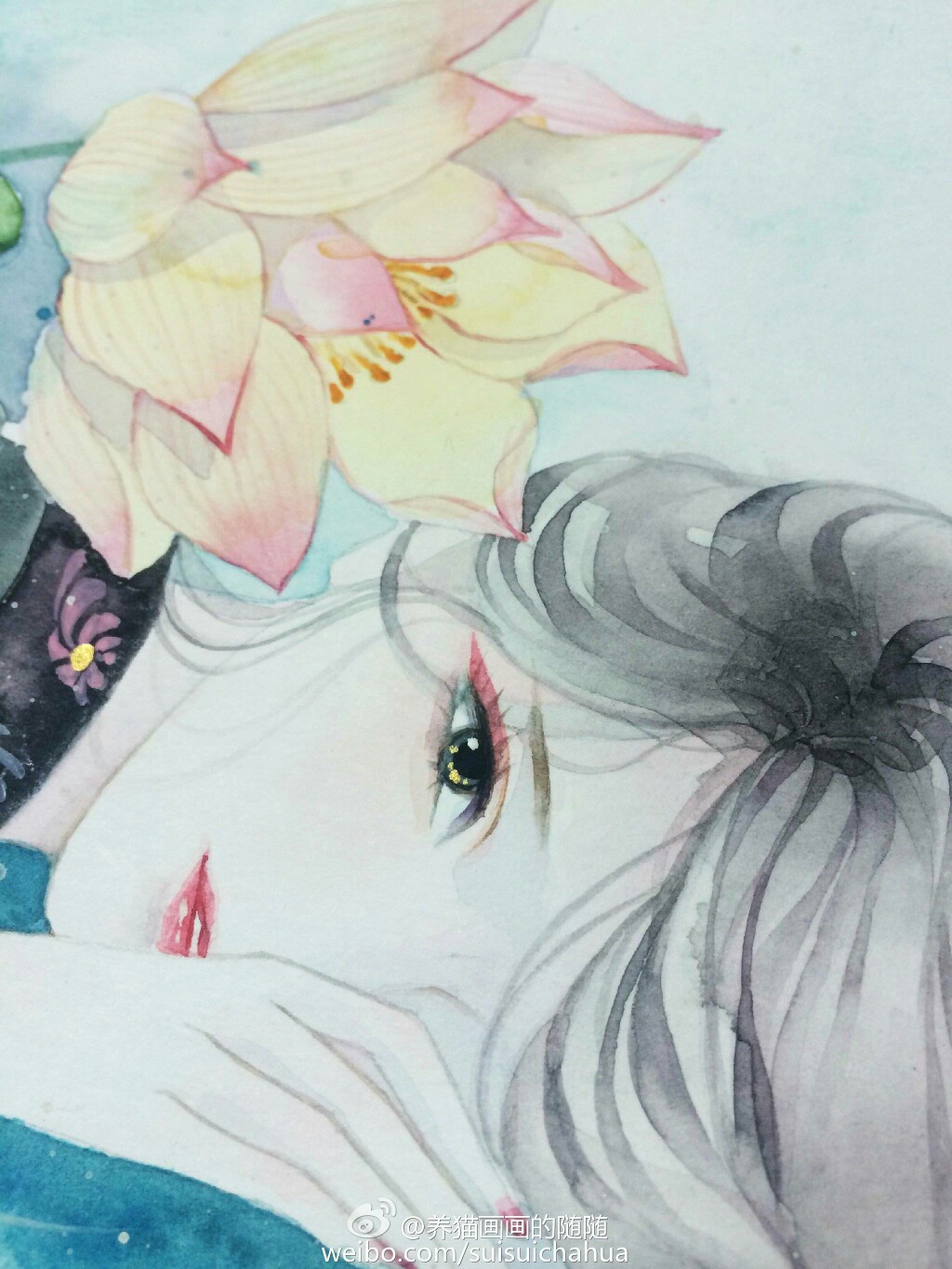 他们决定私奔！拂开她额前碎发，在她额头上印下冰凉一吻