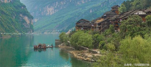 乌江百里画廊景区全景,千里乌江百里画廊古镇