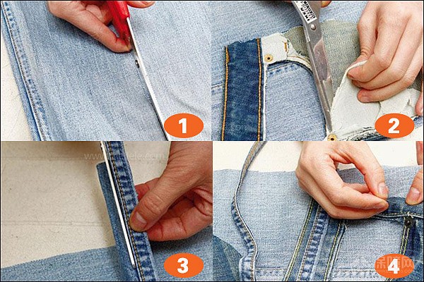 旧牛仔裤diy改造手工制作时尚背包,diy旧牛仔裤改造成的好看挂包教程