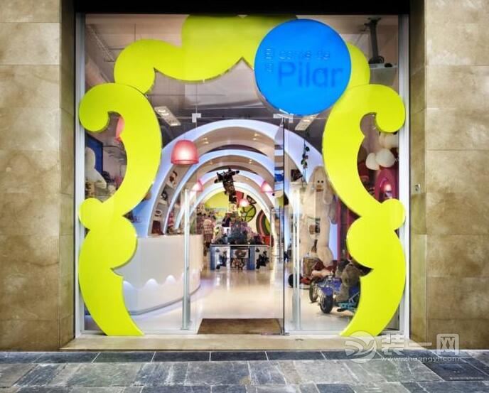 玩具店装修效果图,500元一平米玩具店装修