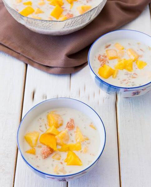 轻奢风味杨枝甘露做法,夏季杨枝甘露饮品正宗做法