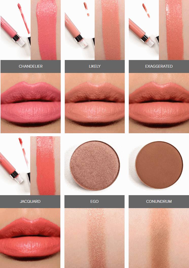 colourpop全哑光,colourpop冬日冰透薄荷试色