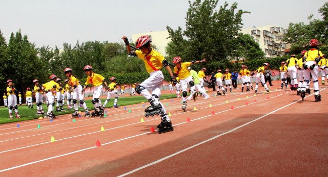 狂欢嘉年华表演,济南市中区小学春季运动会